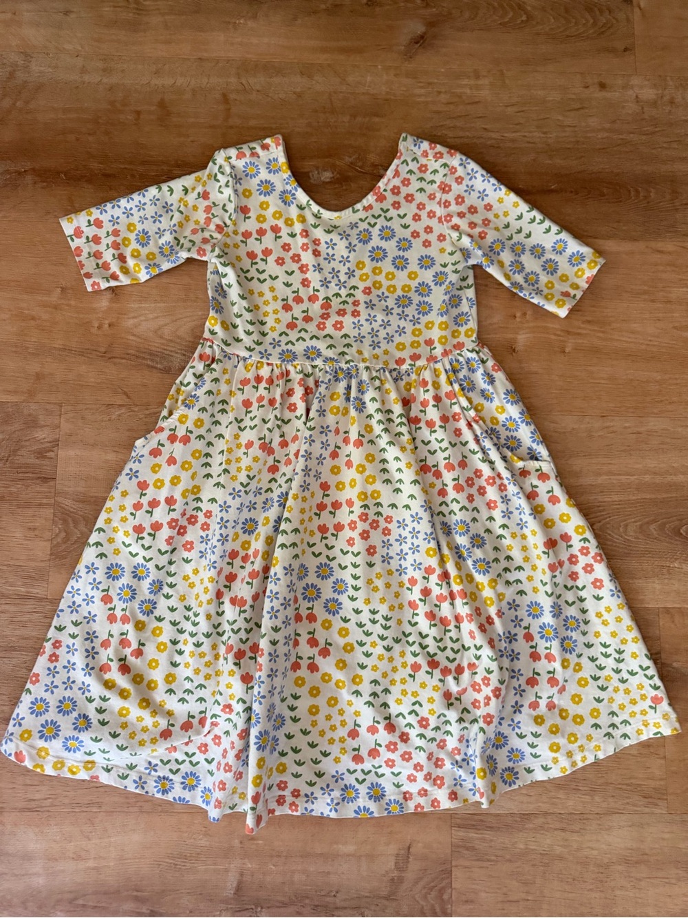 Hanna Anderson | Girl’s size 10 Floral Cotton Skater Dress